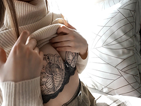 完全ドキュメント！初心者だけどエッチは大好き！吐息で喘ぐAV女優　緑家れん　サンプル画像03